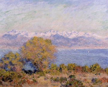  visto Pintura - Los Alpes vistos desde Cap d Antibes Claude Monet